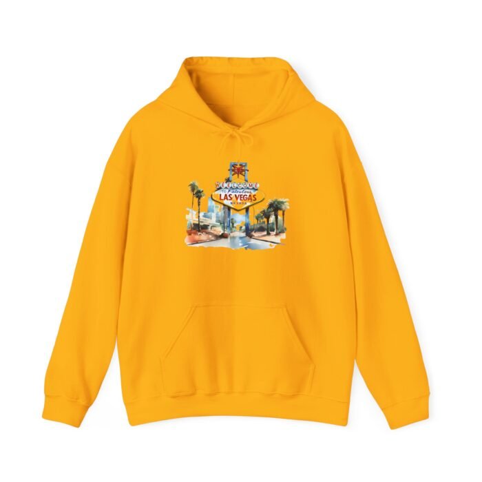 Las Vegas Vibes Welcome Sign Unisex Hoodie, Travel Souvenir Sweatshirt, Cozy Gift, Las Vegas Apparel, Casual Layering - Image 12