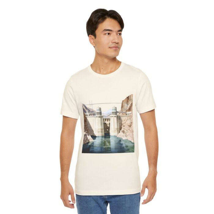 Scenic Hoover T-Shirt - Relaxing Nature Tee, Casual Outdoor Apparel, Perfect Gift for Nature Lovers, Eco-Friendly Fashion - Image 4