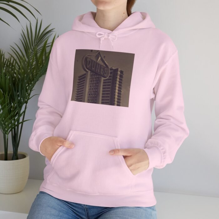 Urban Vibe Dunes Hotel/Casino Hooded Sweatshirt - Cozy Unisex Hoodie, Streetwear Fashion, Graphic Pullovers, Casual Style - Image 5