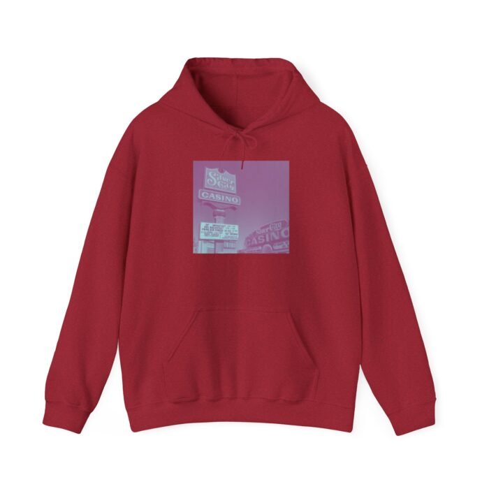 Retro Vintage Silver City Casino Hoodie - Cozy  Sweatshirt for Casual Wear, Perfect for Him/Her, Nostalgic Vibe - Image 26
