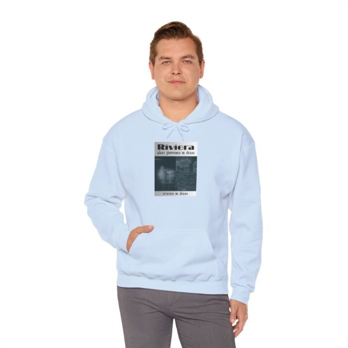 Retro Vegas Riviera Demo Unisex Hoodie - Cozy Sweatshirt for Casual Outings, Gift for Friends, Perfect for Fall Days - Image 4