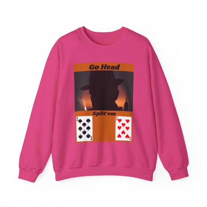 Cool Graphic Blackjack Themed Crewneck Sweatshirt - Gift for Him/Her, Casual Wear, Card Night Apparel, Unisex Fashion Statement - Image 24