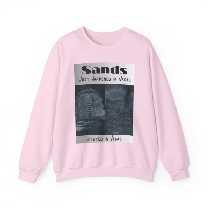 Vintage Vegas Sands Demo Crewneck Sweatshirt - Retro Graphic Sweater, Gift for Travel Lovers, Casual Wear, Unisex Apparel, Easy Everyday Style - Image 22