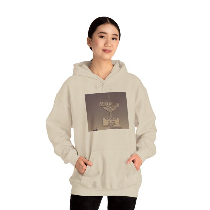 Vintage Silverbird Casino Hoodie - Unisex Heavy Blend™ Sweatshirt, Cozy Streetwear, Perfect Gift for Retro Lovers, Relaxing Vibes - Image 4