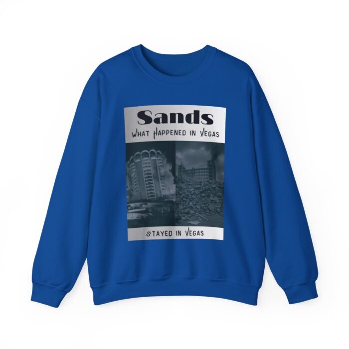 Vintage Vegas Sands Demo Crewneck Sweatshirt - Retro Graphic Sweater, Gift for Travel Lovers, Casual Wear, Unisex Apparel, Easy Everyday Style - Image 20