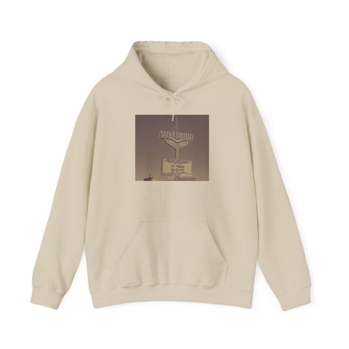 Vintage Silverbird Casino Hoodie - Unisex Heavy Blend™ Sweatshirt, Cozy Streetwear, Perfect Gift for Retro Lovers, Relaxing Vibes