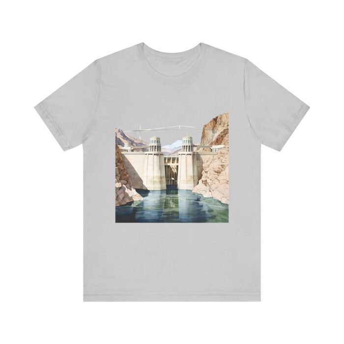 Scenic Hoover T-Shirt - Relaxing Nature Tee, Casual Outdoor Apparel, Perfect Gift for Nature Lovers, Eco-Friendly Fashion - Image 9