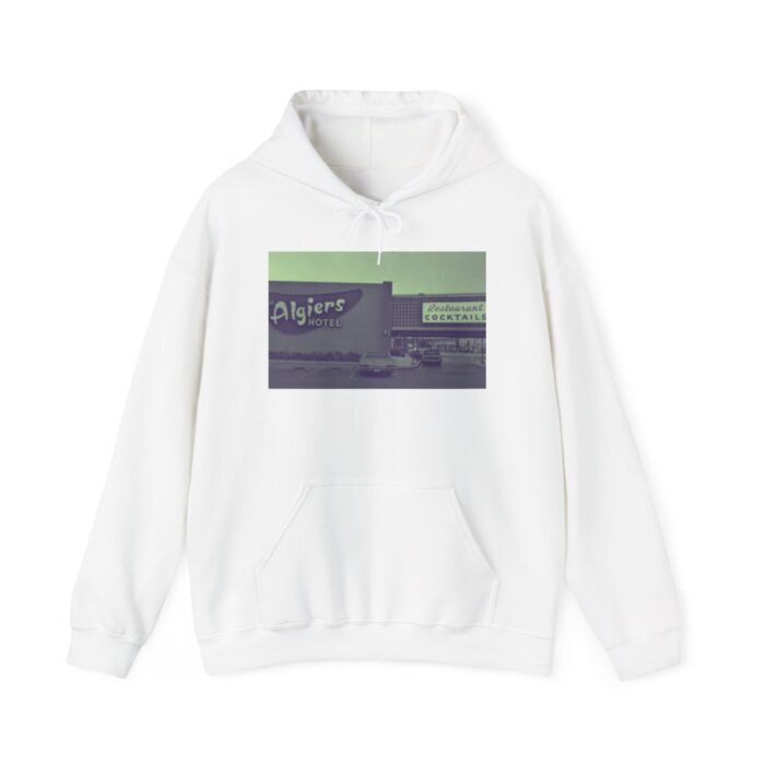 Algiers Vintage Hoodie | Retro Style Sweatshirt, Casual Wear, Gift for Him/Her, Perfect for Spring & Fall, Cozy Streetwear - Image 6