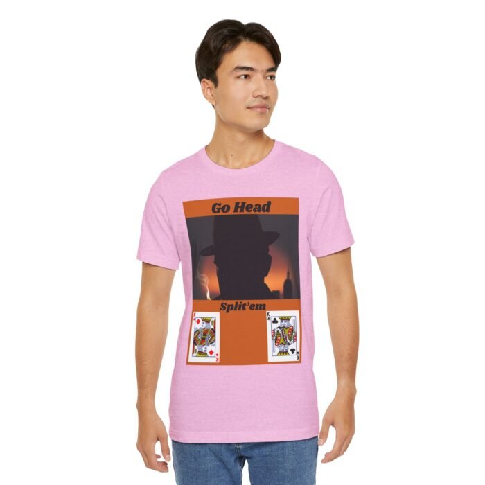 Vintage Blackjack Casino Game Short Sleeve Tee - Gaming Shirt, Fun Gift for Players, Poker Night Top, Casual Wear, Party Apparel - Image 4