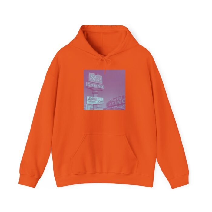 Retro Vintage Silver City Casino Hoodie - Cozy  Sweatshirt for Casual Wear, Perfect for Him/Her, Nostalgic Vibe - Image 12