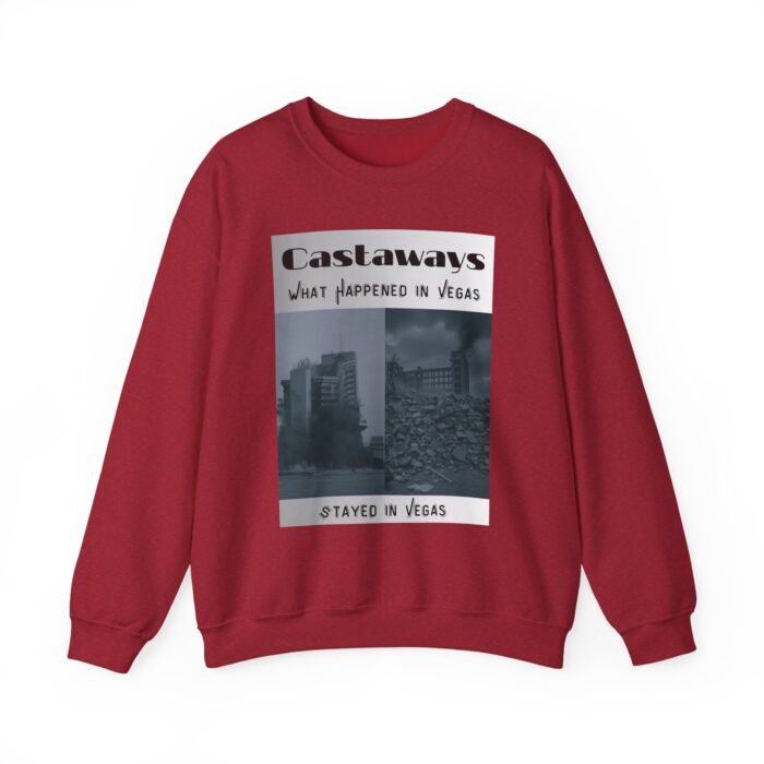 Las Vegas Castaways Demo Sweatshirt - Unisex Crewneck, Cozy Gift, Travel Apparel, Unique Las Vegas Memory, Vintage Style - Image 26