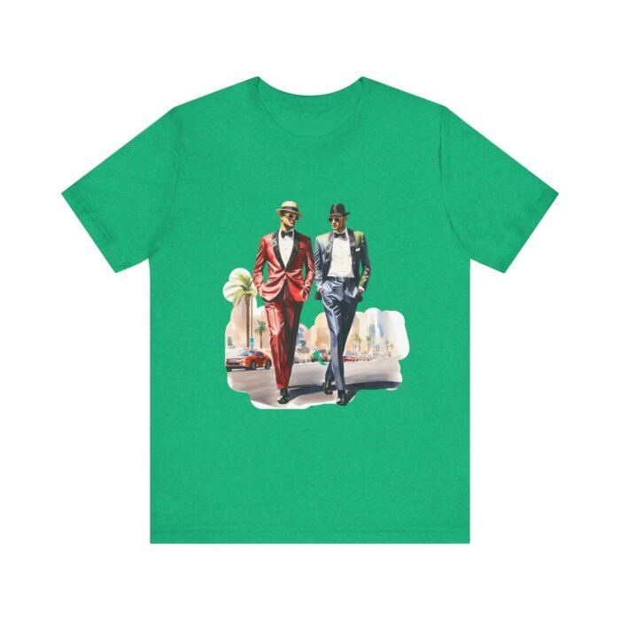 Stylish LV Duo Tee - Unisex Jersey Short Sleeve Tee, Casual Fashion, Gift for Him/Her, Party Wear, Vintage Style - Image 19