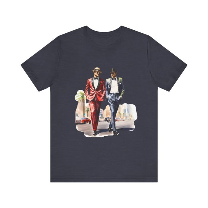 Stylish LV Duo Tee - Unisex Jersey Short Sleeve Tee, Casual Fashion, Gift for Him/Her, Party Wear, Vintage Style - Image 23