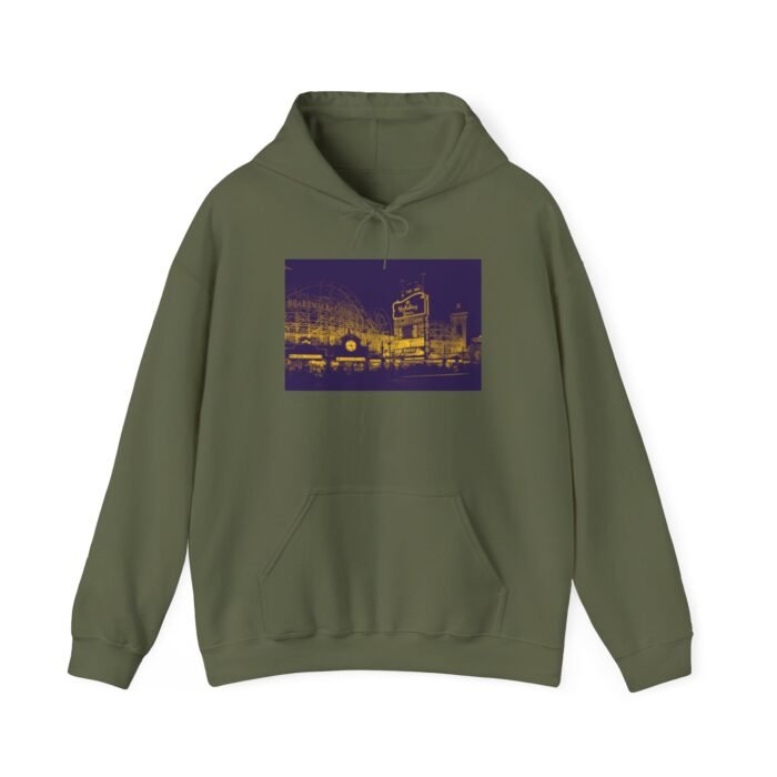 Urban Vibes Boardwalk Hotel/Casino Hooded Sweatshirt - Unisex Heavy Blend™ | Streetwear, Casual Comfort, Graphic Hoodie, Outdoor Apparel, Gift Idea - Image 14