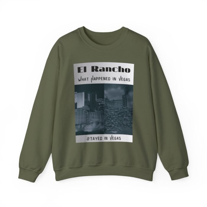 El Rancho Demo Vegas Crewneck Sweatshirt - Unisex Sweatshirt, Graphic Sweatshirt Gift, Trendy Casual Wear, Retro Vegas Apparel - Image 14