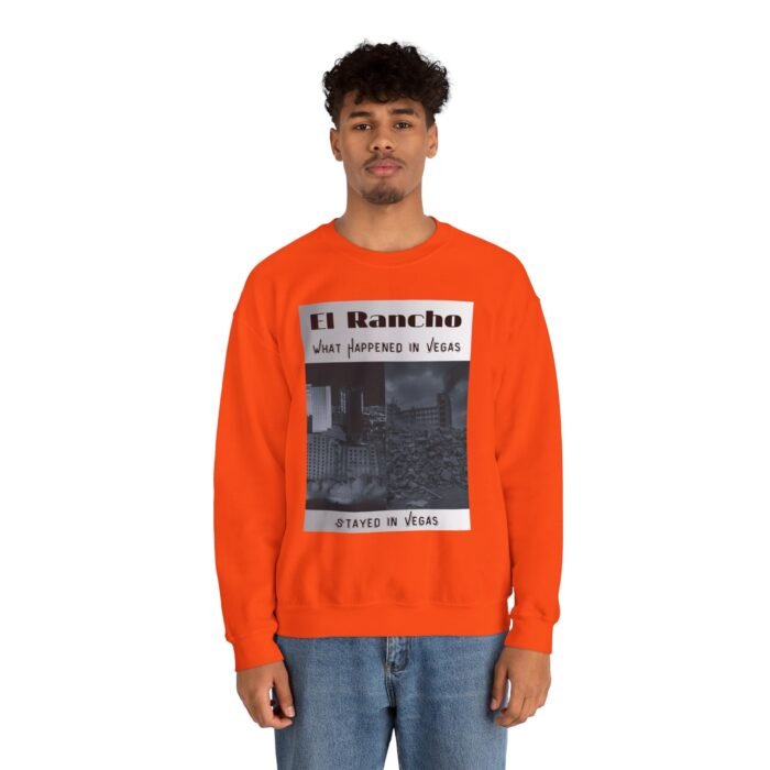 El Rancho Demo Vegas Crewneck Sweatshirt - Unisex Sweatshirt, Graphic Sweatshirt Gift, Trendy Casual Wear, Retro Vegas Apparel - Image 4