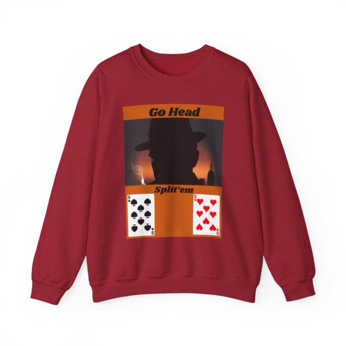 Cool Graphic Blackjack Themed Crewneck Sweatshirt - Gift for Him/Her, Casual Wear, Card Night Apparel, Unisex Fashion Statement - Image 26