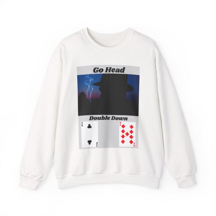Casino Blackjack Themed Crewneck Sweatshirt - Casual Wear, Gift for Gamers, Cozy Outfit, Unisex Sweatshirt, Card Playing Enthusiast Apparel - Image 6