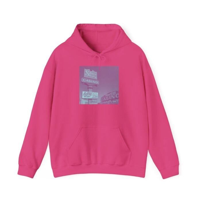 Retro Vintage Silver City Casino Hoodie - Cozy  Sweatshirt for Casual Wear, Perfect for Him/Her, Nostalgic Vibe - Image 24