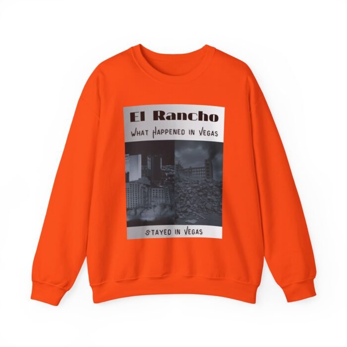El Rancho Demo Vegas Crewneck Sweatshirt - Unisex Sweatshirt, Graphic Sweatshirt Gift, Trendy Casual Wear, Retro Vegas Apparel