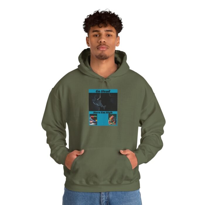 Vibrant Art Hoodie for Dice Lovers - Cozy Unisex Sweatshirt for Casino Lovers, Perfect for Gifting, Relaxing at Home, Festivals, Birthdays, or Any Occasion - Image 4