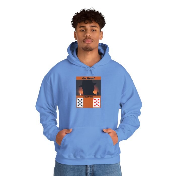 Cozy Vintage Graphic Blackjack Hoodie - Perfect for Casual Wear, Card Gaming Nights, Gift for Friends, Layering Essential - Image 4
