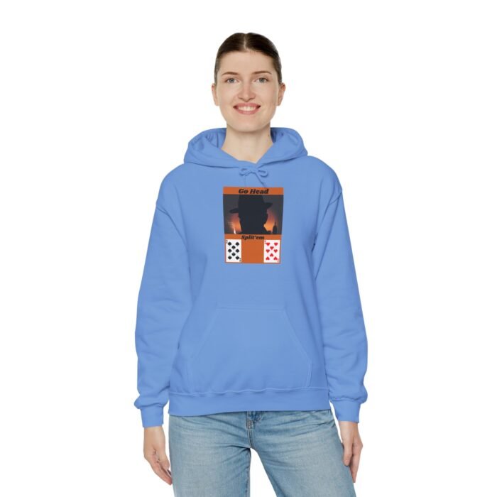 Cozy Vintage Graphic Blackjack Hoodie - Perfect for Casual Wear, Card Gaming Nights, Gift for Friends, Layering Essential - Image 5
